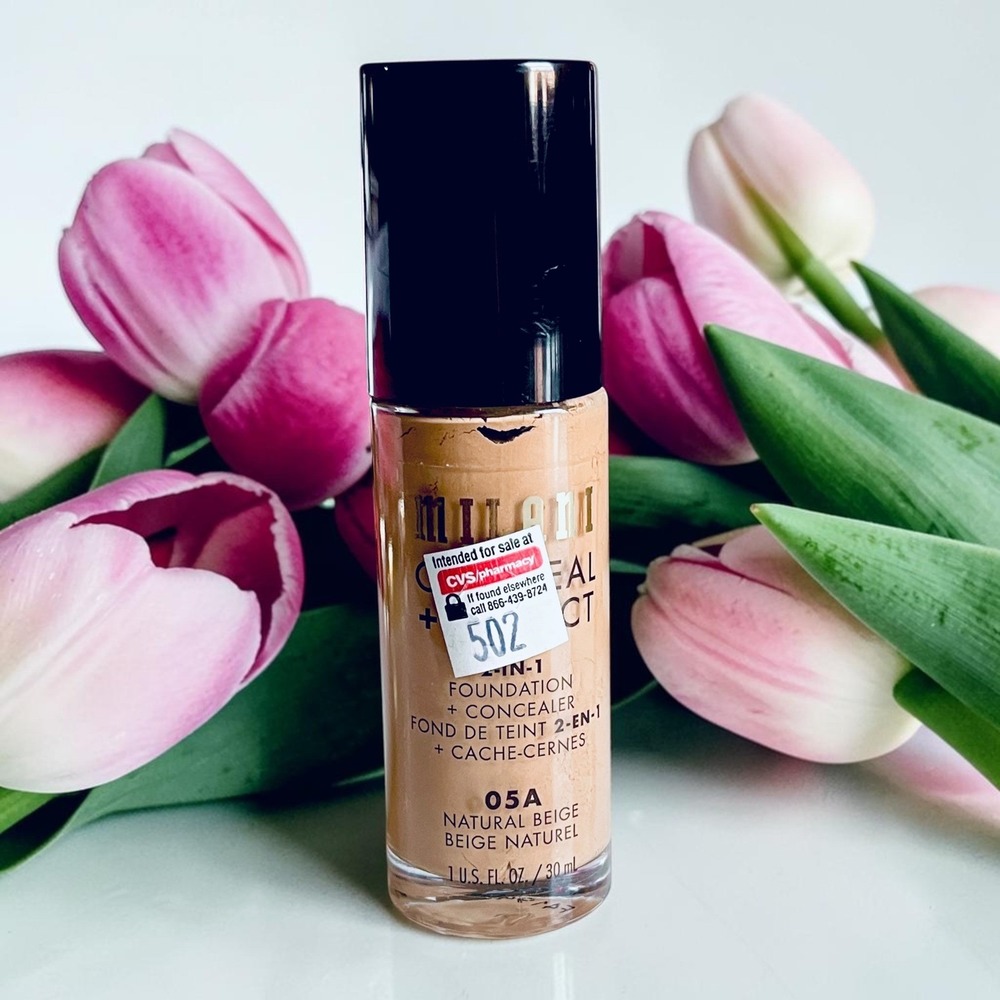 Milani Conceal + Perfect 2-In-1 Foundation + Concealer 1oz 05A Natural Beige